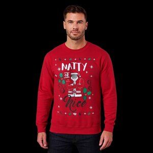 Personal Record Men's Red Christmas Sweater, M